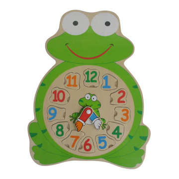 Frog Shape Wooden Puzzle Toys